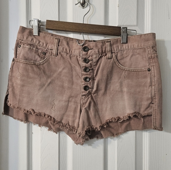 Free People Pants - Free People Button Up Shorts